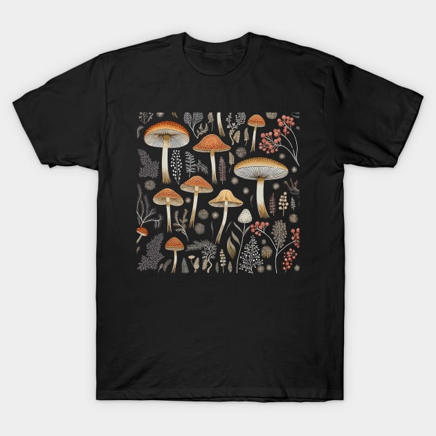 Minimalist Magic Mushroom T-Shirt by MushMagicWear